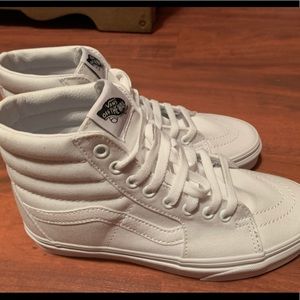 Brand new hi top white vans